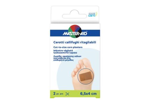 Master Aid Foot Care cerotti callifughi ritagliabili 6,5 x 4cm 2 pezzi