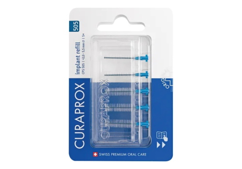 Curaprox implant refill 505 scovolini interdentali 5 pezzi