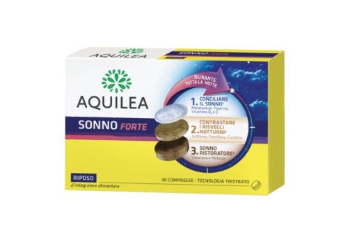 Aquilea Sonno Forte integratore per il riposo notturno 30 compresse