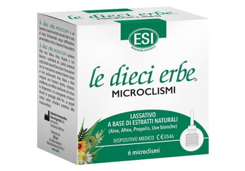 Esi Le Dieci Erbe lassativo a base di estratti naturali 6 microclismi