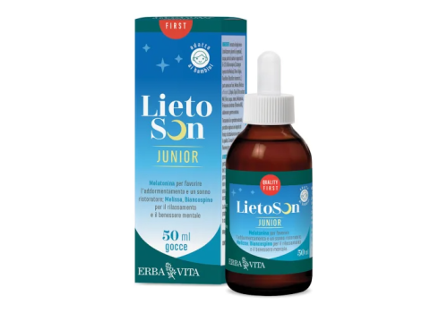 Lietoson Junior integratore per il sonno sereno dei bambini gocce orali 50ml