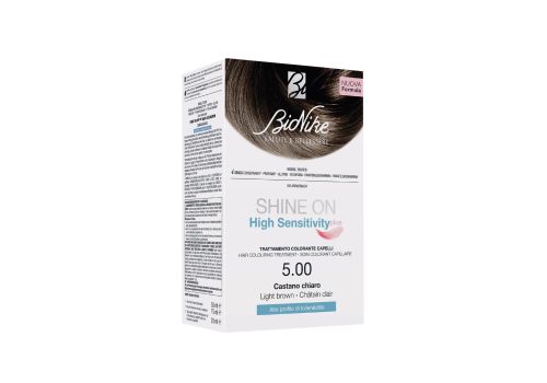 BIONIKE SHINE ON HIGH SENSITIVITY PLUS TRATTAMENTO COLORANTE CAPELLI 5.00 CASTANO CHIARO
