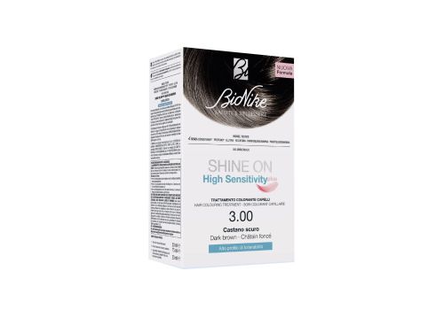BIONIKE SHINE ON HIGH SENSITIVITY PLUS TRATTAMENTO COLORANTE CAPELLI 3.00 CASTANO SCURO