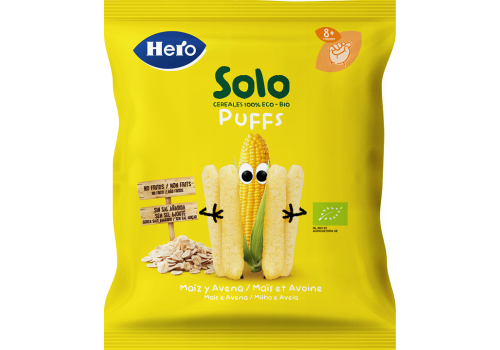 Hero solo snack puff avena per bambini 40 grammi
