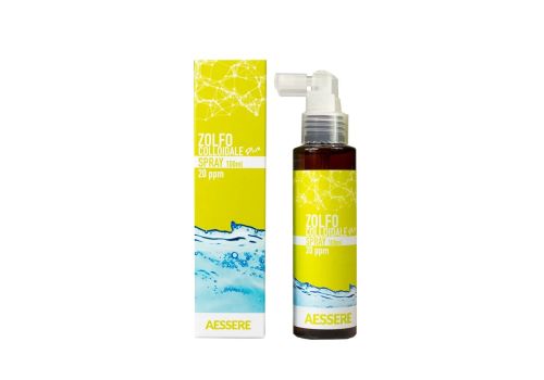 Zolfo Colloidale Plus 20ppm integratore antiossidante spray orale 100ml