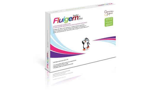 Fluigem Plus Bambini integratore per il benessere respiratorio 8 flaconcini