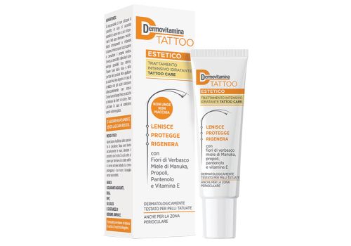 Dermovitamina Tattoo Estetico trattamento intensivo idratante per pelle tatuata 15ml