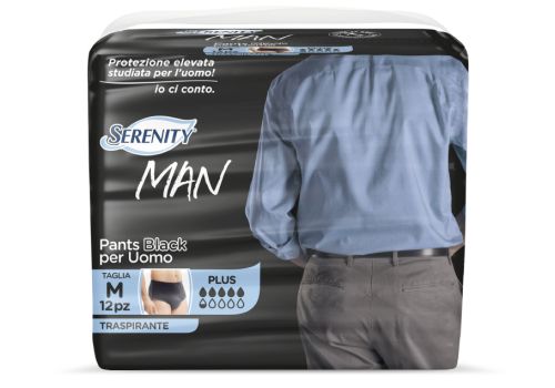Serenity Man Pants Black per uomo taglia M 12 pezzi