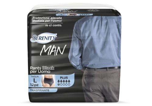 Serenity Man Pants Black per uomo taglia L 12 pezzi