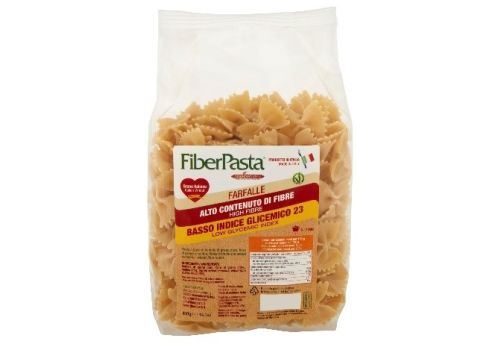 Fiberpasta farfalle a basso indice glicemico ad alto contenuto di fibre 500 grammi