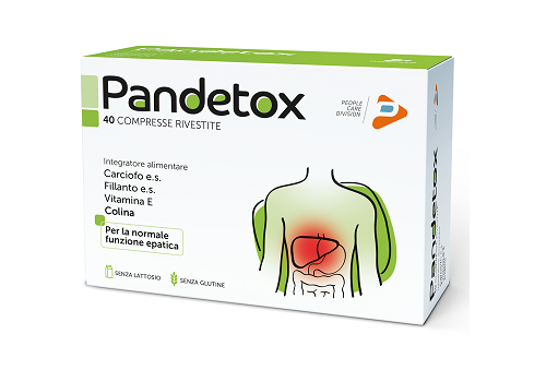Pandetox integratore per l'apparato digerente 40 compresse