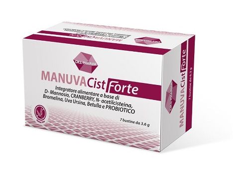 Manuva Cist Forte integratore per le vie urinarie 7 bustine