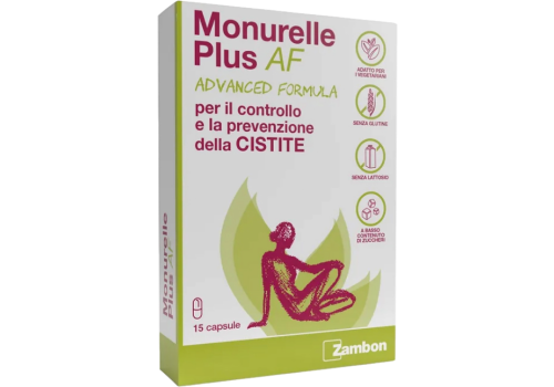 Monurelle Plus AF per il controllo e la prevenzione della cistite 15 capsule