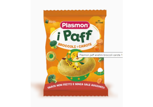 Plasmon Paff anellini carote e broccoli 15 grammi