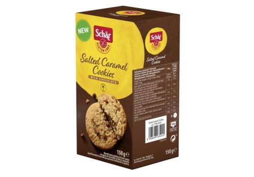 Schar senza glutine salted caramel cookies 150 grammi