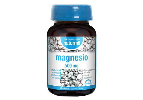 Naturmil Magnesio 500mg integratore per i muscoli e il sistema nervoso 90 compresse