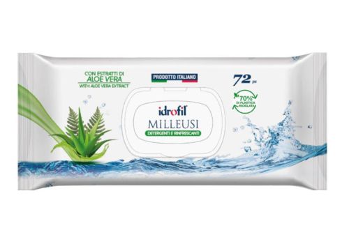 Idrofil Milleusi salviette detergenti rinfrescanti 72 pezzi