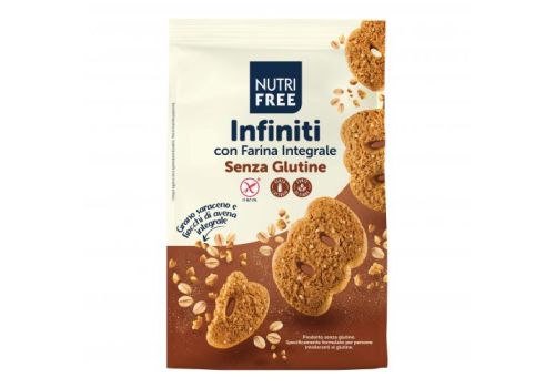 Nutrifree infiniti biscotti con farina integrale senza glutine 250 grammi