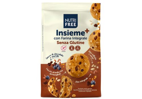 Nutrifree insieme+ biscotti con farina integrale senza glutine 250 grammi