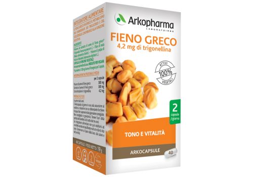 Fieno Greco integratore per tono e vitalità 40 capsule
