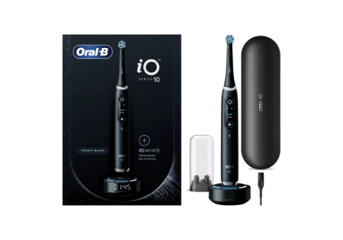 Oral-B iO 10 Black spazzolino elettrico ricaricabile colore nero