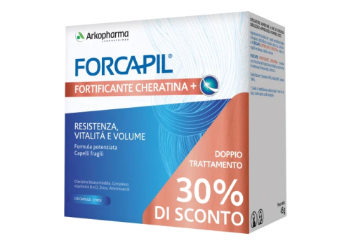 Forcapil Fortificante integratore per il benessere dei capelli 2 x 60 capsule