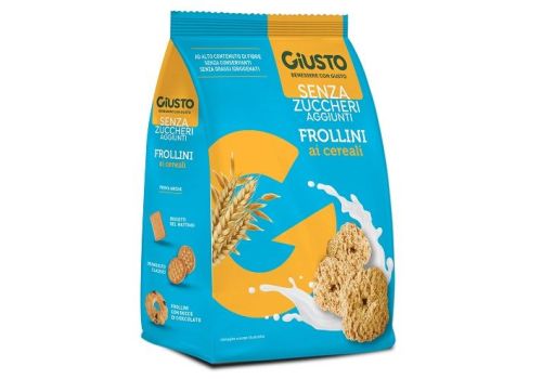 Giusto Senza Zucchero frollini ai cereali 350 grammi