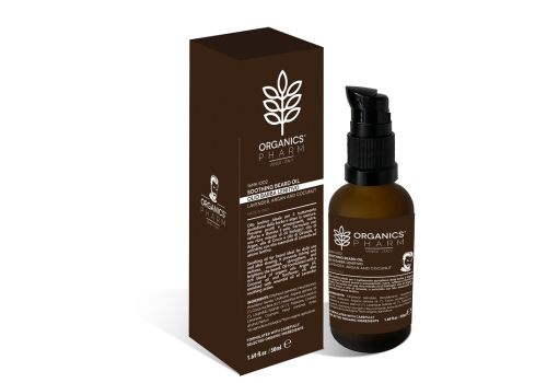 Organic Pharm soothing beard oil olio lenitivo per barba con ingredienti naturali 50ml