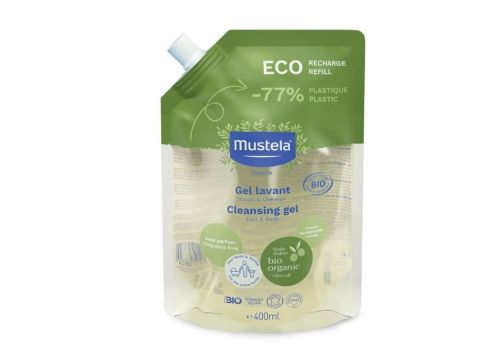 Mustela eco gel bio detergente corpo delicato 400ml