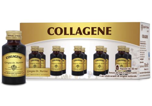 Collagene liquido integratore per il benessere di pelle e ossa 10 flaconcini