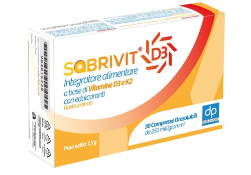 Sabrivit D3 integratore per il sistema immunitario e le ossa 30 compresse