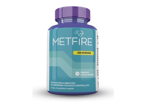 Metfire con Berberina integratore per il controllo del colesterolo 30 compresse