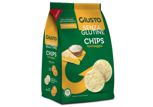 Giusto Senza Glutine chips formaggio 40 grammi