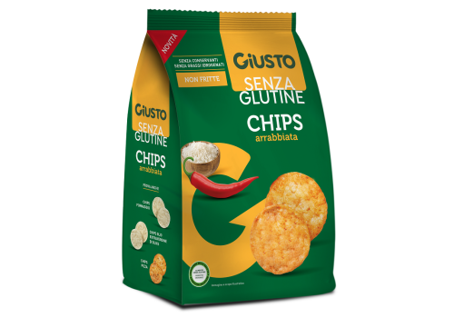 Giusto senza glutine chips arrabbiata 40 grammi