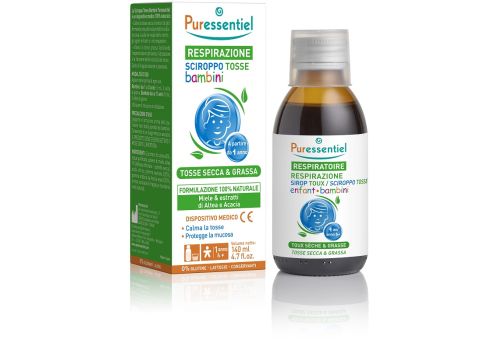 Puressentiel sciroppo tosse per bambini 140ml