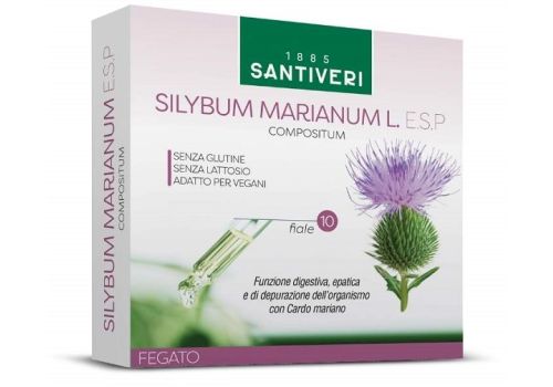 Silybum Marianum L integratore per il benessere epatico 10 fiale per uso orale