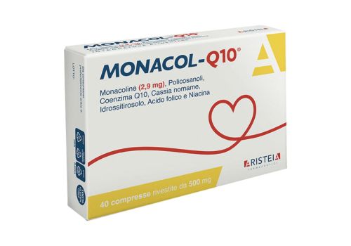 Monacol Q10 integratore per il controllo del colesterolo 40 compresse