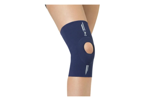 Phyloetek ginocchiera traspirante con stabilizzatore rotuleo in silicone ad anello taglia l