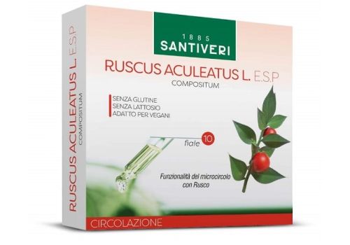Ruscus aculeatus Esp 10 flaconcini 10ml