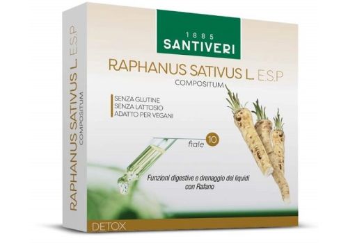 Raphanus sativus L esp10f estratto per il supporto digestivo 10ml