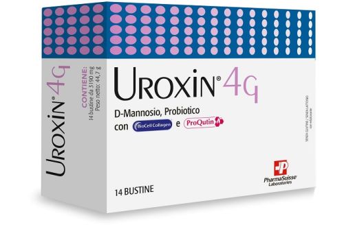 Uroxin 4G integratore per la normale funzione del tratto urinario 14 bustine