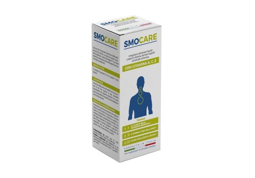 Smocare Fumatori integratore per il benessere delle vie respiratorie e la tosse sciroppo 150ml