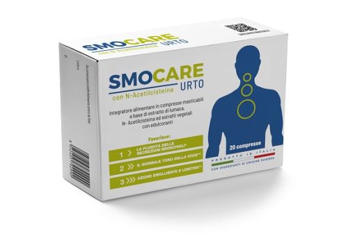 Smocare Fumatori Urto integratore per il benessere delle vie respiratorie e la tosse 20 compresse