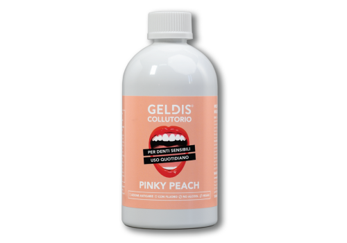 Geldis collutorio alla pesca rosa 500ml