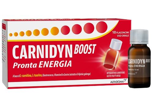 Carnidyn boost pronta energia 10 flaconcini uso orale 