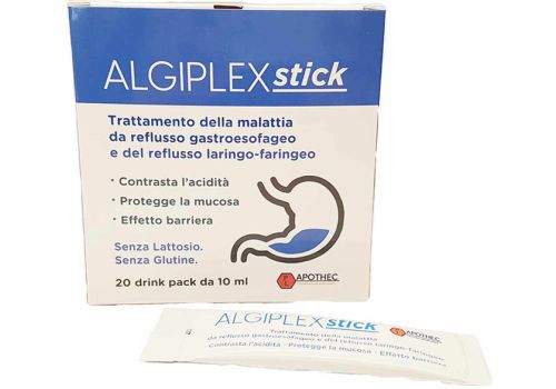Algiplex integratore per il reflusso gastroesofageo 20 drink pack x 10ml
