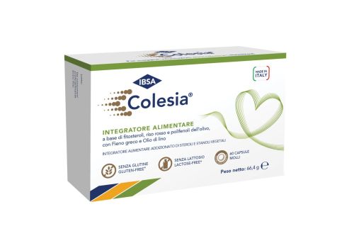 Colesia integratore per il controllo di colesterolo e trigliceridi 60 capsule