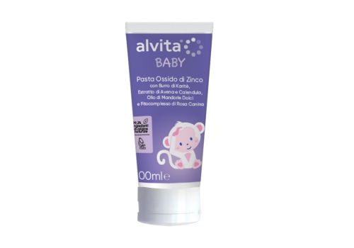 Alvita Baby pasta all'ossido di zinco per il cambio pannolino 100ml