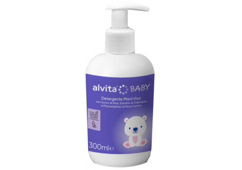 Alvita Baby detergente delicato mani-viso 300ml