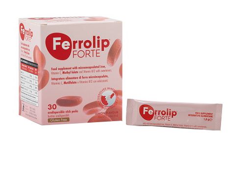 Ferrolip Forte integratore di ferro con vitamine 30 stick packs